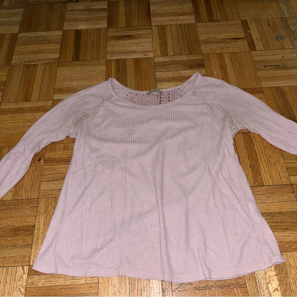 Waffle Long Sleeve Top